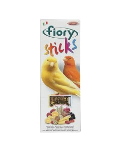 Палочки для канареек Sticks с фруктами 2 х 60 г Fiory