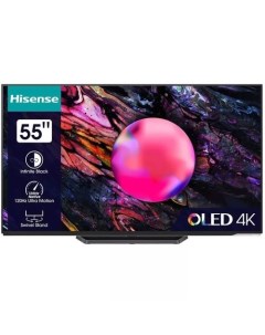 Телевизор OLED Hisense 55A85K 55", черный, 4K Ultra HD, 120Hz, DVB-T, DVB-T2, DVB-C, DVB-S, DVB-S2, USB, WiFi, Smart TV