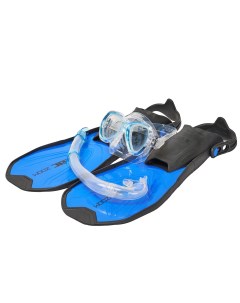 Набор для снорклинга SUB ZOOM JUNIOR SET BLUE, маска/трубка/ласты, р-р 32-35 Seac