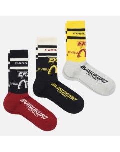 Комплект носков kuro Racing Logo 3-Pack Evisu