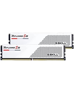 Модуль памяти DDR5 32GB (2*16GB) F5-6000J3040F16GX2-RS5W RIPJAWS S5 PC5-48000 6000MHz CL30 1.35V white G.skill