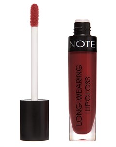 Блеск стойкий для губ 20 LONG WEARING LIPGLOSS 6 мл Note cosmetics