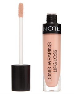 Блеск стойкий для губ 01 LONG WEARING LIPGLOSS 6 мл Note cosmetics