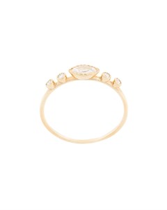 Jennie kwon золотое кольцо с бриллиантами 51 золотистый Jennie kwon
