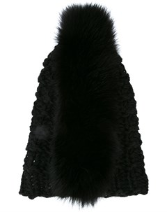 Gigi burris millinery шапка бини mohawk один размер черный Gigi burris millinery