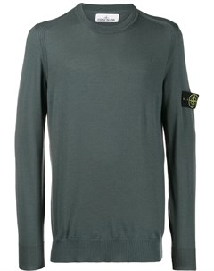 Stone island пуловер с круглым вырезом xxl синий Stone island