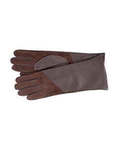 Комбинированные кожаные перчатки Fabretti