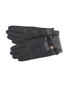 Комбинированные кожаные перчатки Labbra