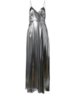 Kamperett вечернее платье разрезом m серый Kamperett