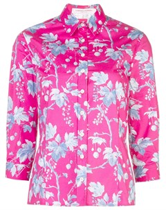 Carolina herrera рубашка с цветочным принтом 6 розовый Carolina herrera