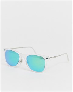 Квадратные солнцезащитные очки с зелеными стеклами Ray-ban®