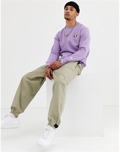 Фиолетовый свитшот с вышитым логотипом AAPE By A Bathing Ape One Point Aape by a bathing ape