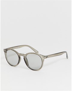 Солнцезащитные очки в оправе оливкового цвета Jack & jones