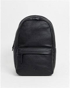 Черный кожаный рюкзак Timberland