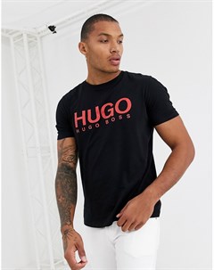 Черная футболка Hugo