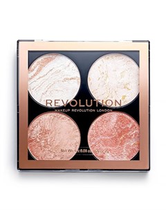 Палетка хайлайтеров для лица CHEEK KIT тон take a breather Revolution