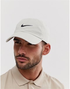 Кепка кремового цвета с логотипом Nike