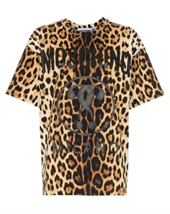 Футболка свободного кроя с логотипом Moschino