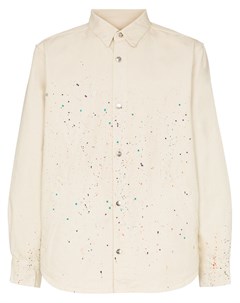 Куртка рубашка с эффектом краски Vyner articles