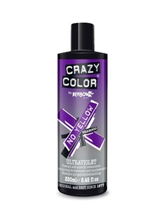 Шампунь для поддержания холодных оттенков Ultraviolet No Yellow Shampoo 250 мл Crazy color