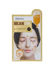 Маска для лица CIRCLE POINT MASK GOLDEN CHIP для сияния кожи с массажным эффектом 25 мл Mediheal