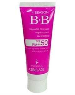 ВВ Крем SPF50 PA 4 Season BB Cream Солнцезащитный 30 мл Lebelage