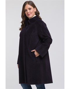 Модное пальто из альпака на большой размер Leoni bourget