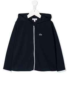 Худи свободного кроя на молнии Lacoste kids