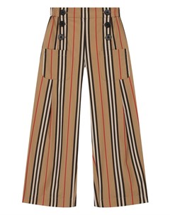Укороченные брюки из хлопка Burberry