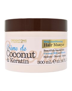 Creme De Coconut And Keratin Маска Для Волос С Кокосовым Кремом И Кератином Увлажнение Питание 300 М Creightons