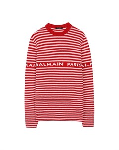 Шерстяной пуловер Balmain