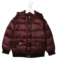 Пуховик с капюшоном Emporio armani kids