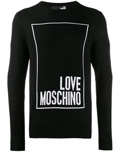 Пуловер с логотипом Love moschino