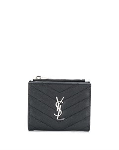 Стеганый кошелек с декором Monogram Saint laurent