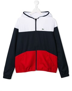 Куртка в стиле колор блок с капюшоном Lacoste kids