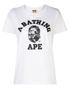 Футболка с камуфляжным принтом Bape