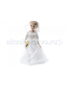 Кукла фарфоровая Невеста 16 40 6 см Angel collection