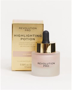 Жидкий хайлайтер Highlighting Potion Rose Quartz Revolution pro