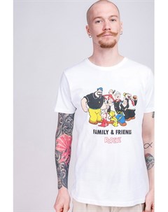 Футболка Popeye Family Friends Tee White S Urban classics