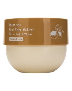 Крем Real Shea Butter All In One Cream Многофункциональный с Маслом Ши 300 мл Farmstay