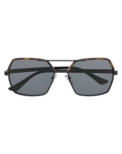 Солнцезащитные очки авиаторы в массивной оправе Marni eyewear