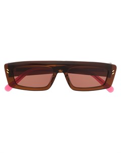 Затемненные солнцезащитные очки в прямоугольной оправе Stella mccartney eyewear