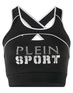 Укороченный топ с логотипом Plein sport