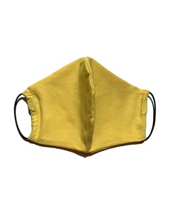 Маска защитная многоразовая с карманом для фильтра желтая 1 шт Face guard