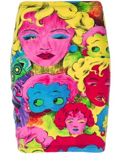 Юбка 1990 х годов с принтом Betty Boop Versace pre-owned