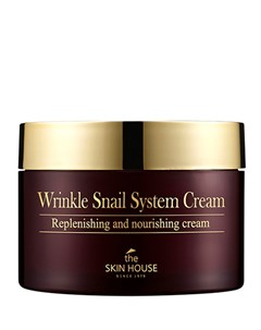 Крем антивозрастной на основе муцина улитки Wrinkle Snail System 100 мл The skin house