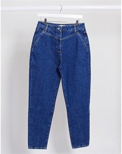 Синие джинсы в винтажном стиле Lacoste