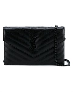 Кошелек с декором Monogram на цепочке Saint laurent