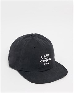Черная кепка Deus ex machina
