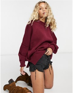 Фиолетовый oversized свитер Free people